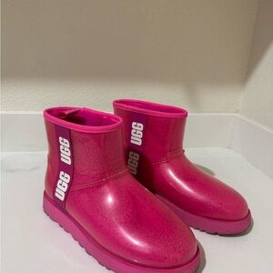 UGG Pink Winter & Rain Boots